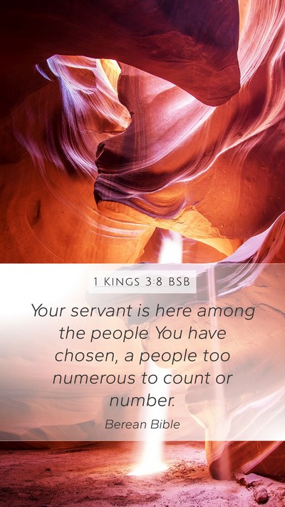1 Kings 3:8 BSB Bible Verse Image