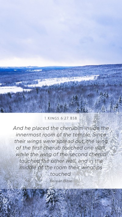 1 Kings 6:27 BSB Bible Verse Image