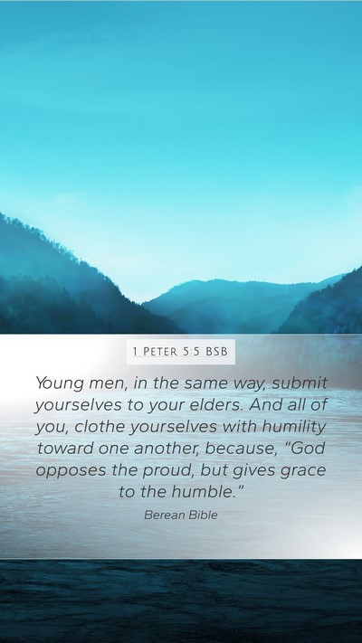 1 Peter 5:5 BSB Bible Verse Image
