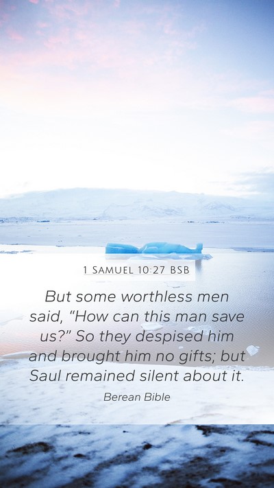 1 Samuel 10:27 BSB Bible Verse Image