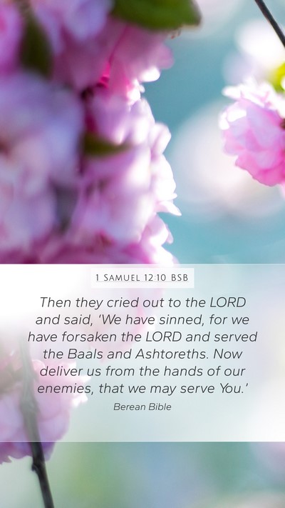 1 Samuel 12:10 BSB Bible Verse Image