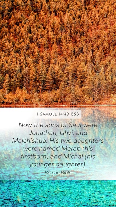 1 Samuel 14:49 BSB Bible Verse Image