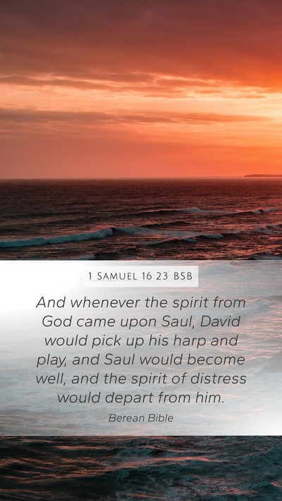 1 Samuel 16:23 BSB Bible Verse Image
