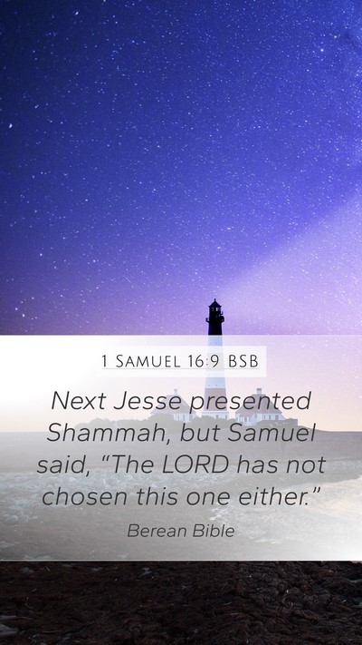 1 Samuel 16:9 BSB Bible Verse Image