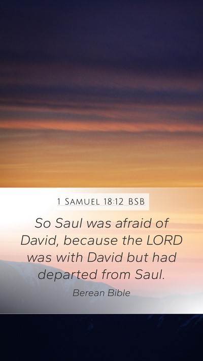 1 Samuel 18:12 BSB Bible Verse Image