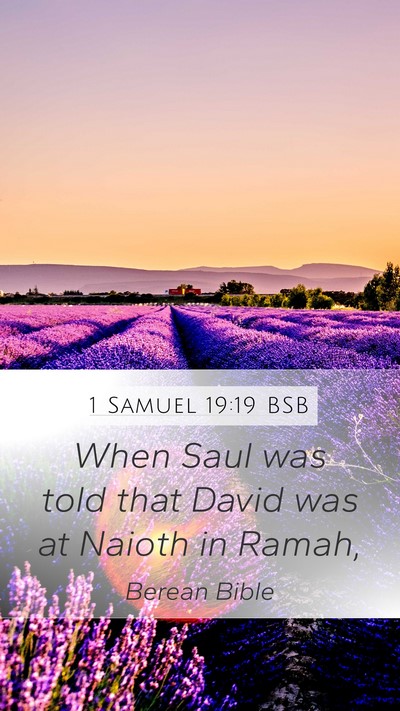 1 Samuel 19:19 BSB Bible Verse Image