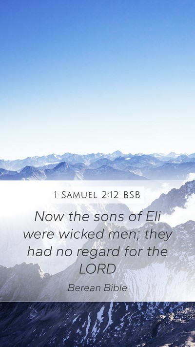 1 Samuel 2:12 BSB Bible Verse Image