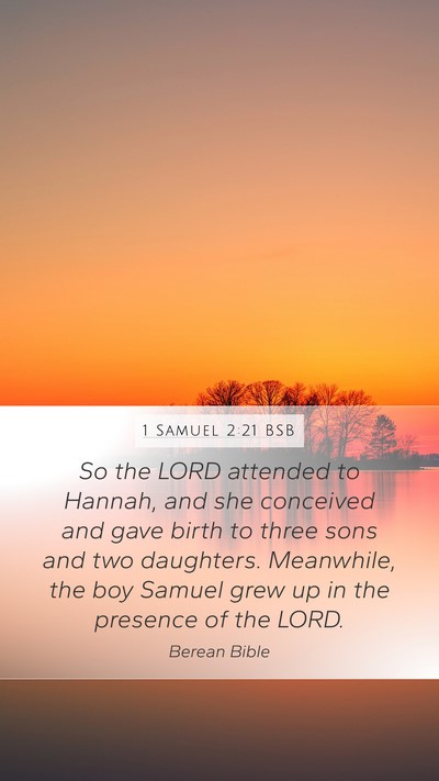 1 Samuel 2:21 BSB Bible Verse Image