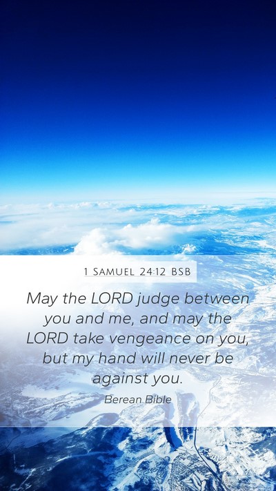 1 Samuel 24:12 BSB Bible Verse Image