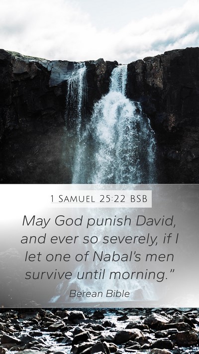 1 Samuel 25:22 BSB Bible Verse Image