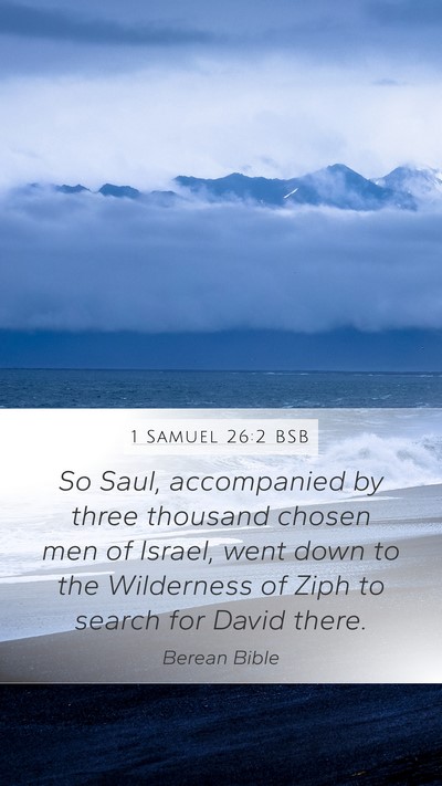 1 Samuel 26:2 BSB Bible Verse Image