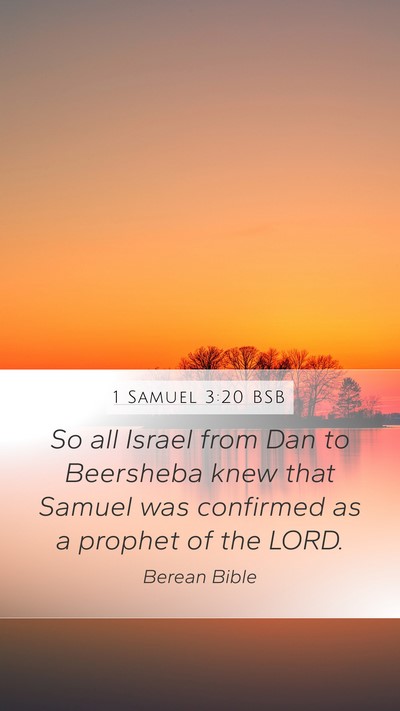 1 Samuel 3:20 BSB Bible Verse Image
