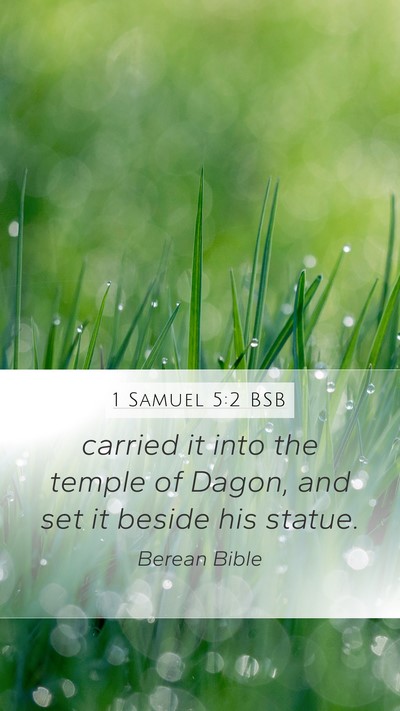 1 Samuel 5:2 BSB Bible Verse Image