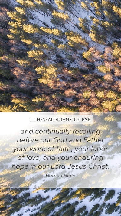 1 Thessalonians 1:3 BSB Bible Verse Image