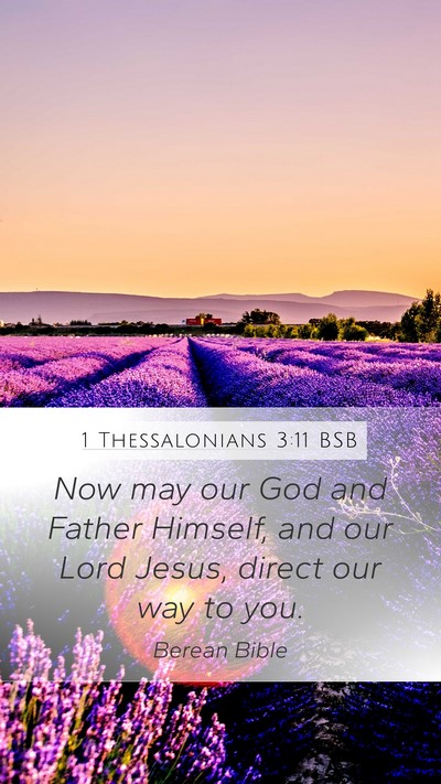 1 Thessalonians 3:11 BSB Bible Verse Image