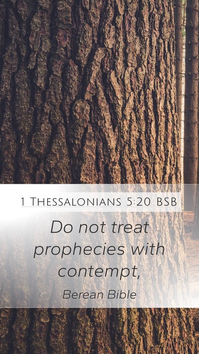 1 Thessalonians 5:20 BSB Bible Verse Image