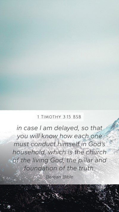 1 Timothy 3:15 BSB Bible Verse Image