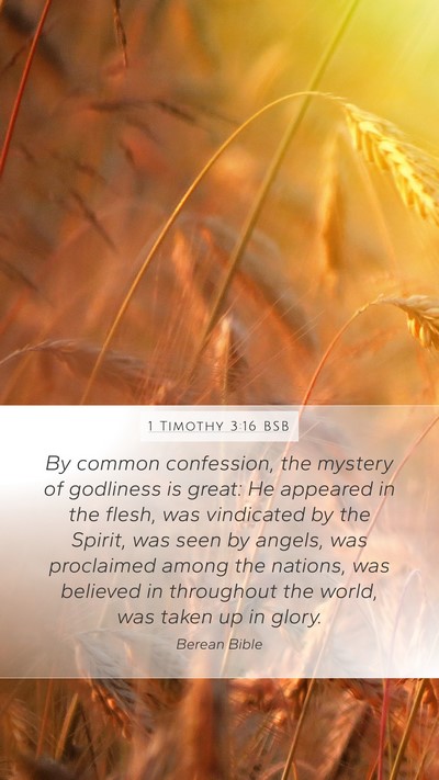 1 Timothy 3:16 BSB Bible Verse Image