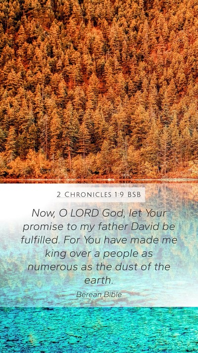 2 Chronicles 1:9 BSB Bible Verse Image