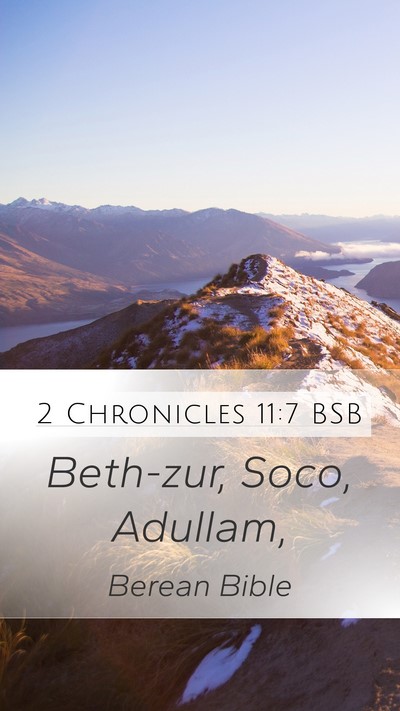 2 Chronicles 11:7 BSB Bible Verse Image