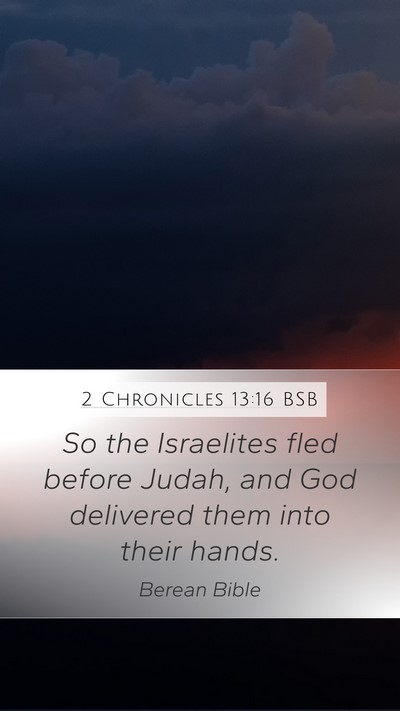 2 Chronicles 13:16 BSB Bible Verse Image