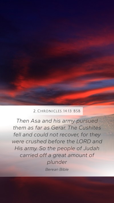 2 Chronicles 14:13 BSB Bible Verse Image
