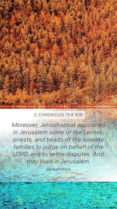 2 Chronicles 19:8 BSB Bible Verse Image