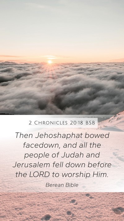 2 Chronicles 20:18 BSB Bible Verse Image