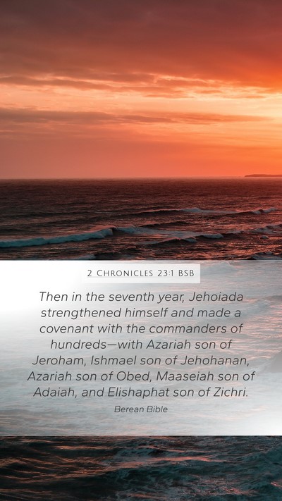 2 Chronicles 23:1 BSB Bible Verse Image
