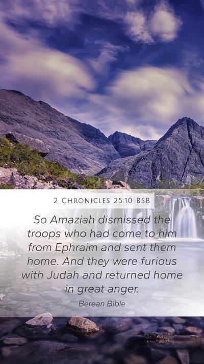 2 Chronicles 25:10 BSB Bible Verse Image