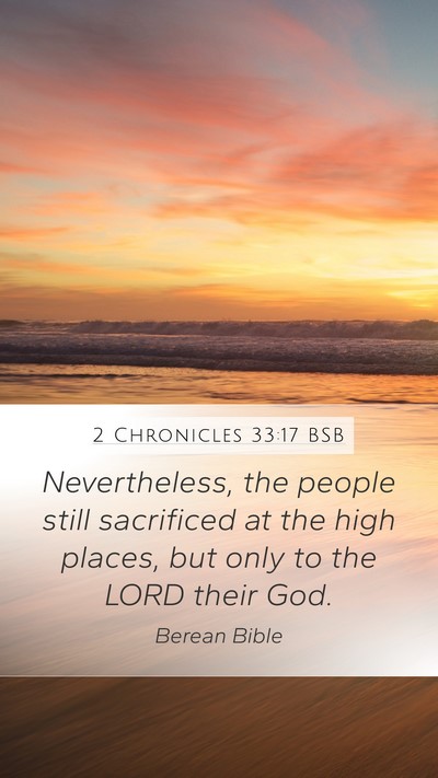 2 Chronicles 33:17 BSB Bible Verse Image