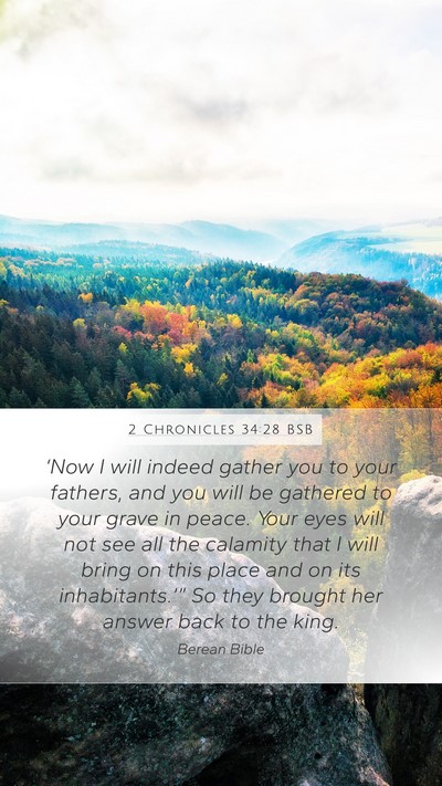 2 Chronicles 34:28 BSB Bible Verse Image