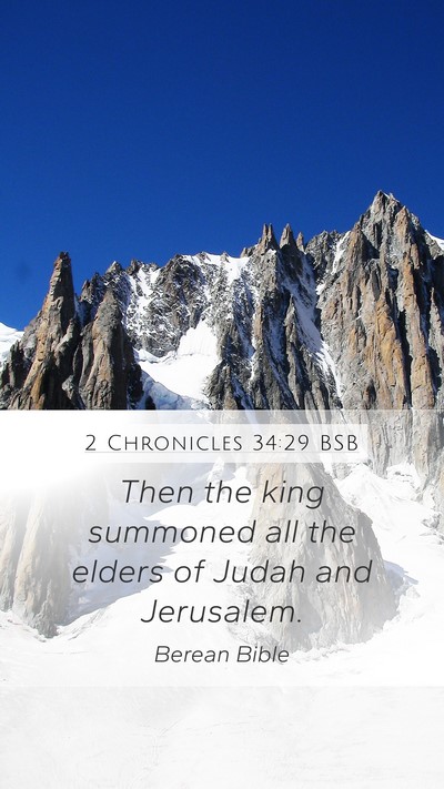 2 Chronicles 34:29 BSB Bible Verse Image
