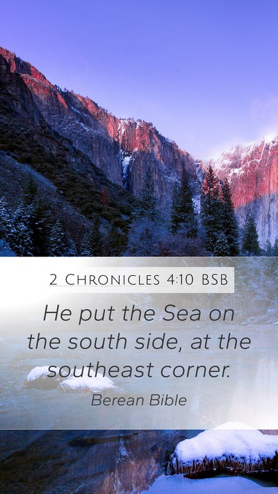 2 Chronicles 4:10 BSB Bible Verse Image