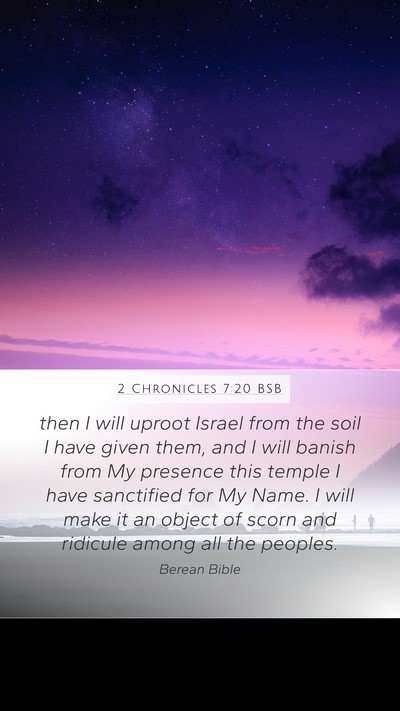 2 Chronicles 7:20 BSB Bible Verse Image