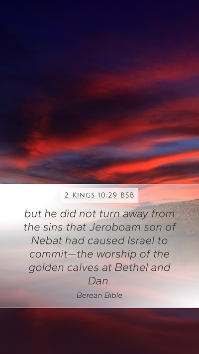 2 Kings 10:29 BSB Bible Verse Image