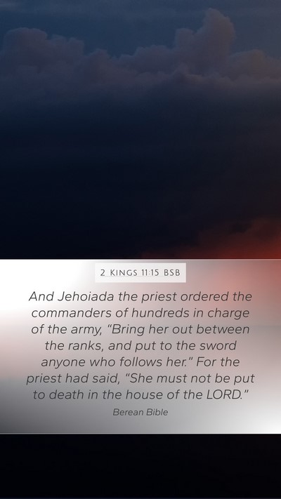 2 Kings 11:15 BSB Bible Verse Image