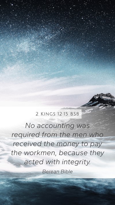 2 Kings 12:15 BSB Bible Verse Image
