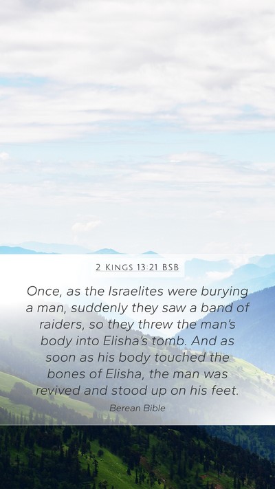 2 Kings 13:21 BSB Bible Verse Image