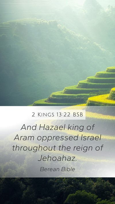 2 Kings 13:22 BSB Bible Verse Image