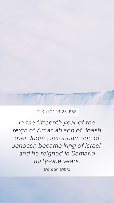 2 Kings 14:23 BSB Bible Verse Image
