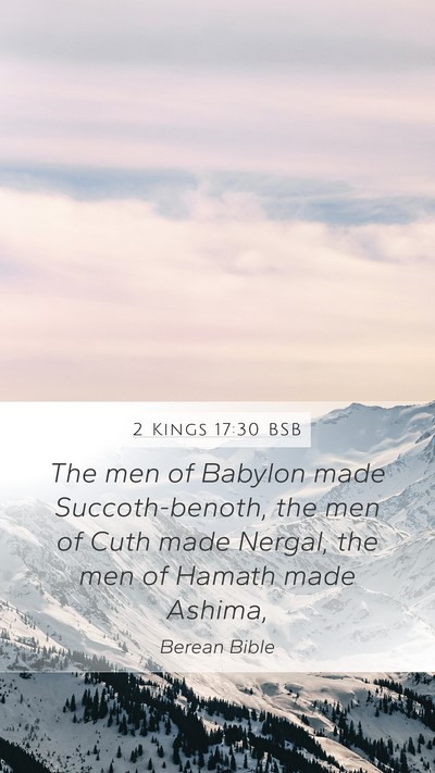 2 Kings 17:30 BSB Bible Verse Image