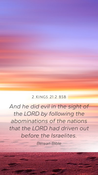 2 Kings 21:2 BSB Bible Verse Image
