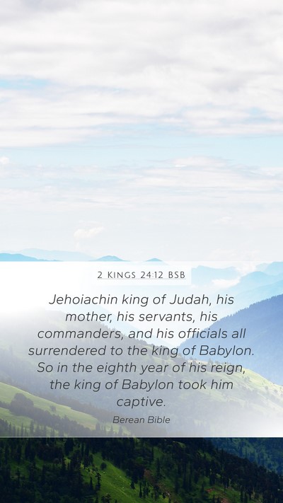 2 Kings 24:12 BSB Bible Verse Image