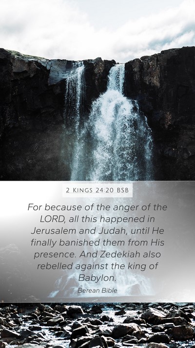 2 Kings 24:20 BSB Bible Verse Image