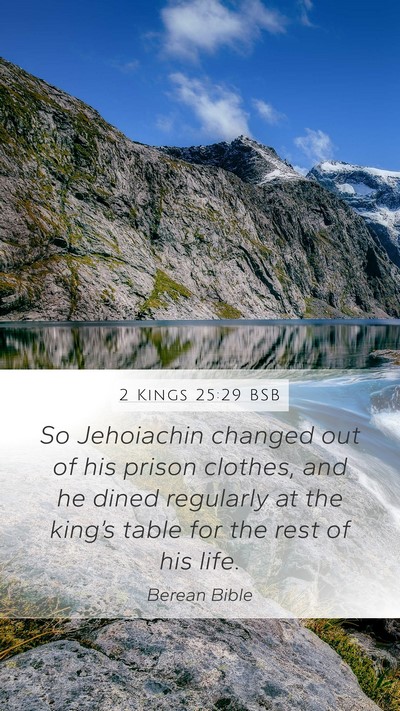 2 Kings 25:29 BSB Bible Verse Image