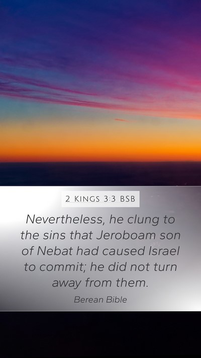 2 Kings 3:3 BSB Bible Verse Image