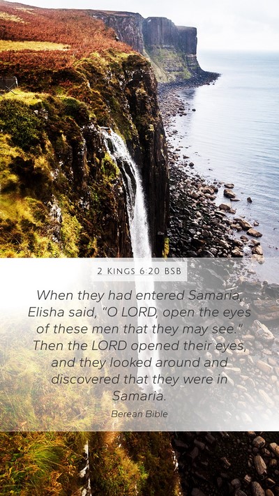2 Kings 6:20 BSB Bible Verse Image