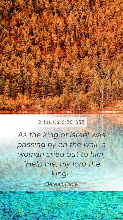 2 Kings 6:26 BSB Bible Verse Image