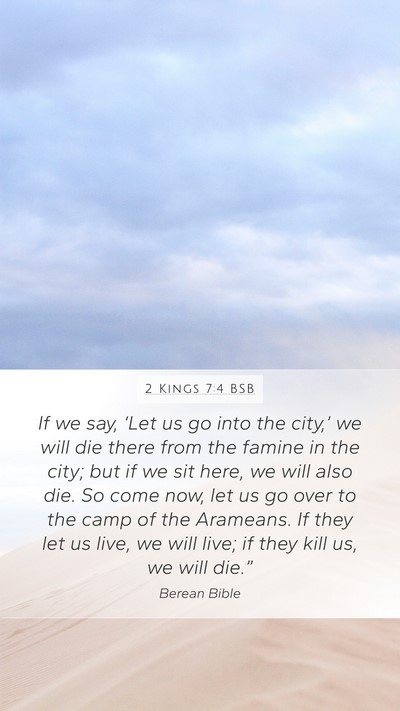 2 Kings 7:4 BSB Bible Verse Image